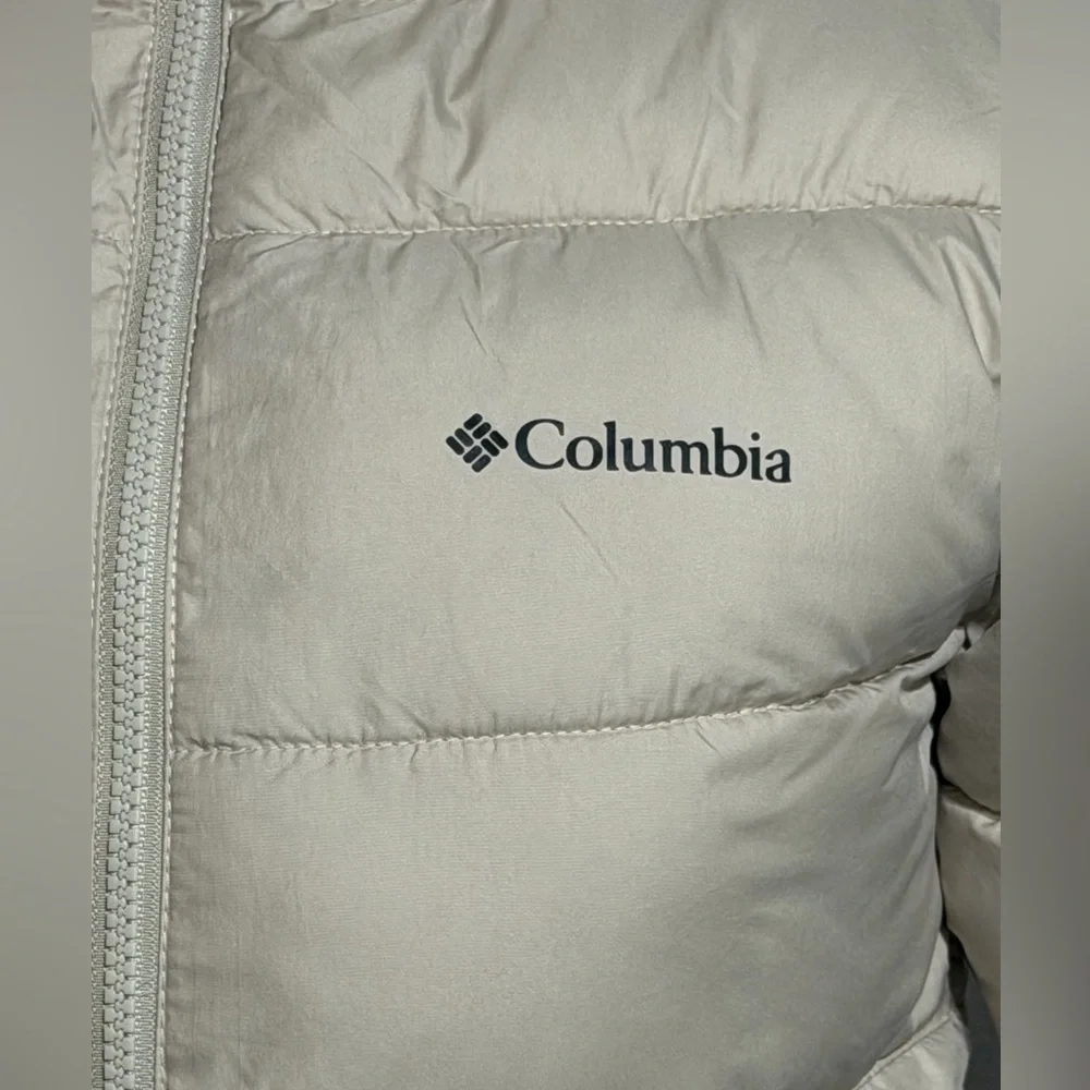 Columbia Youth Pike Lake II Hooded Jacket Girls Size Medium (10-12) Dark Stone